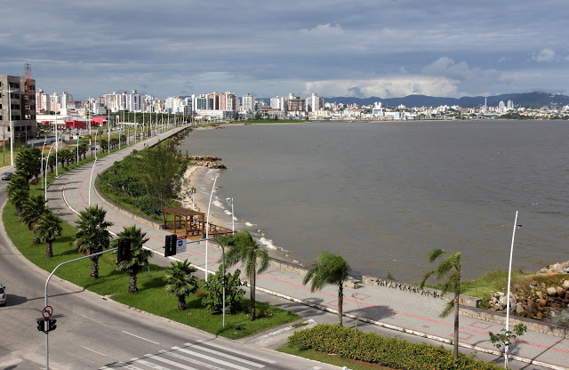 Avenida Beira-Mar de São José (SC), local da prova / Foto Viviana Ramos - Secom/PMSJ