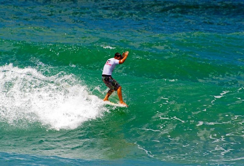 Leco no Marands Brasileiro de Surf Master e Longboard / Foto Lucas Lopes