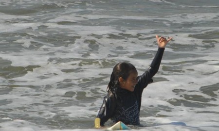 Kauê em 4º no Santos Surf