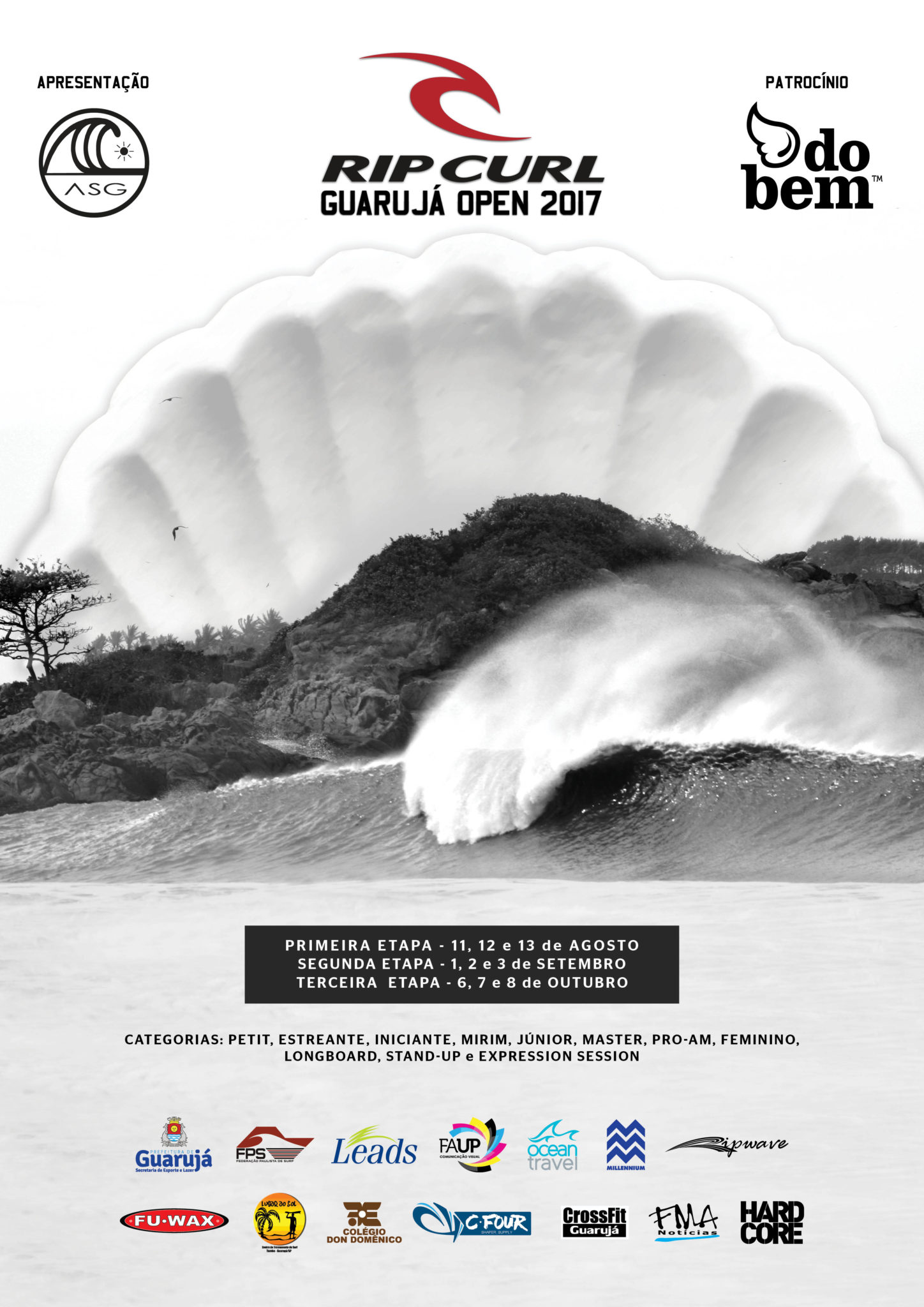 Guarujá Open 2017: 11/08 a 08/10