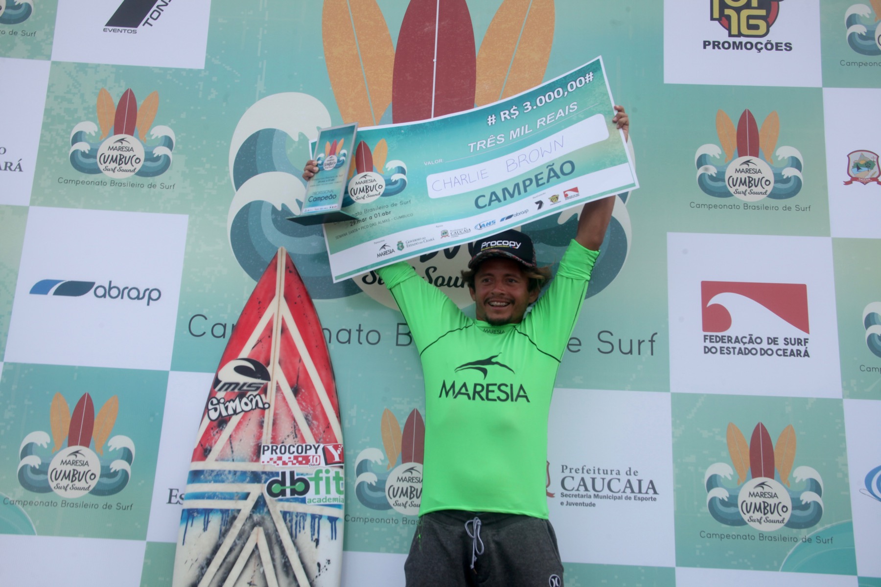 Charlie Brown (CE) vence a principal categoria do Maresia  Cumbuco Surf Sound / Foto Lima Jr