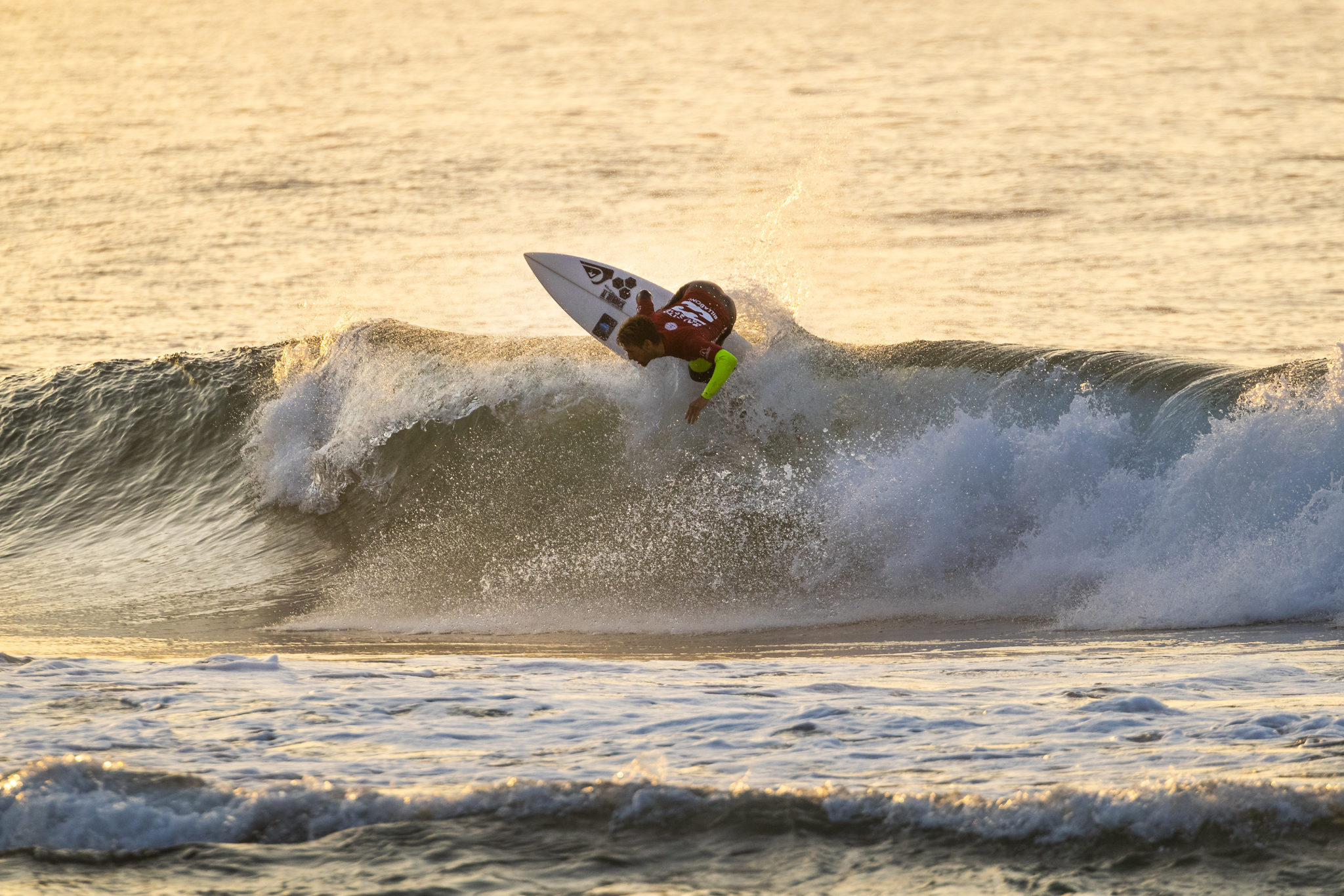 Jesse Mendes (BRA) advances to Round 3 of the 2018 Ballito Pro pres by Billabong after placing second in Heat 9 of Round 2 at Ballito, South Africa.