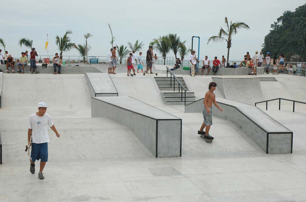 Pista de Skate do Quebra-Mar, em Santos / Foto Divulgação