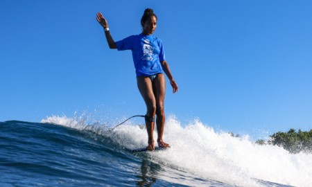 Maria Fernanda Reyes é bicampeã no Rincon Surf Fest de Longboard