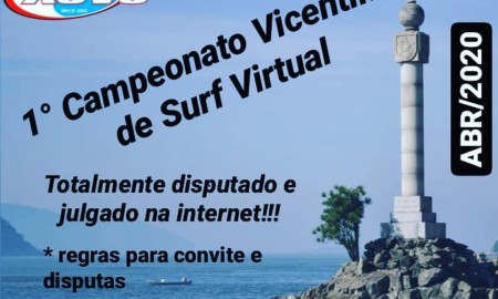 ASVS realiza o seu Primeiro Campeonato Vicentino de Surf Virtual