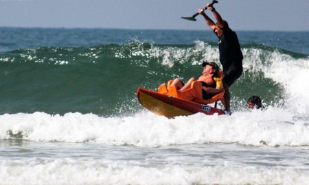 Surf adaptado será comandado por Taiu Bueno durante o estadual de surfe em Camburi