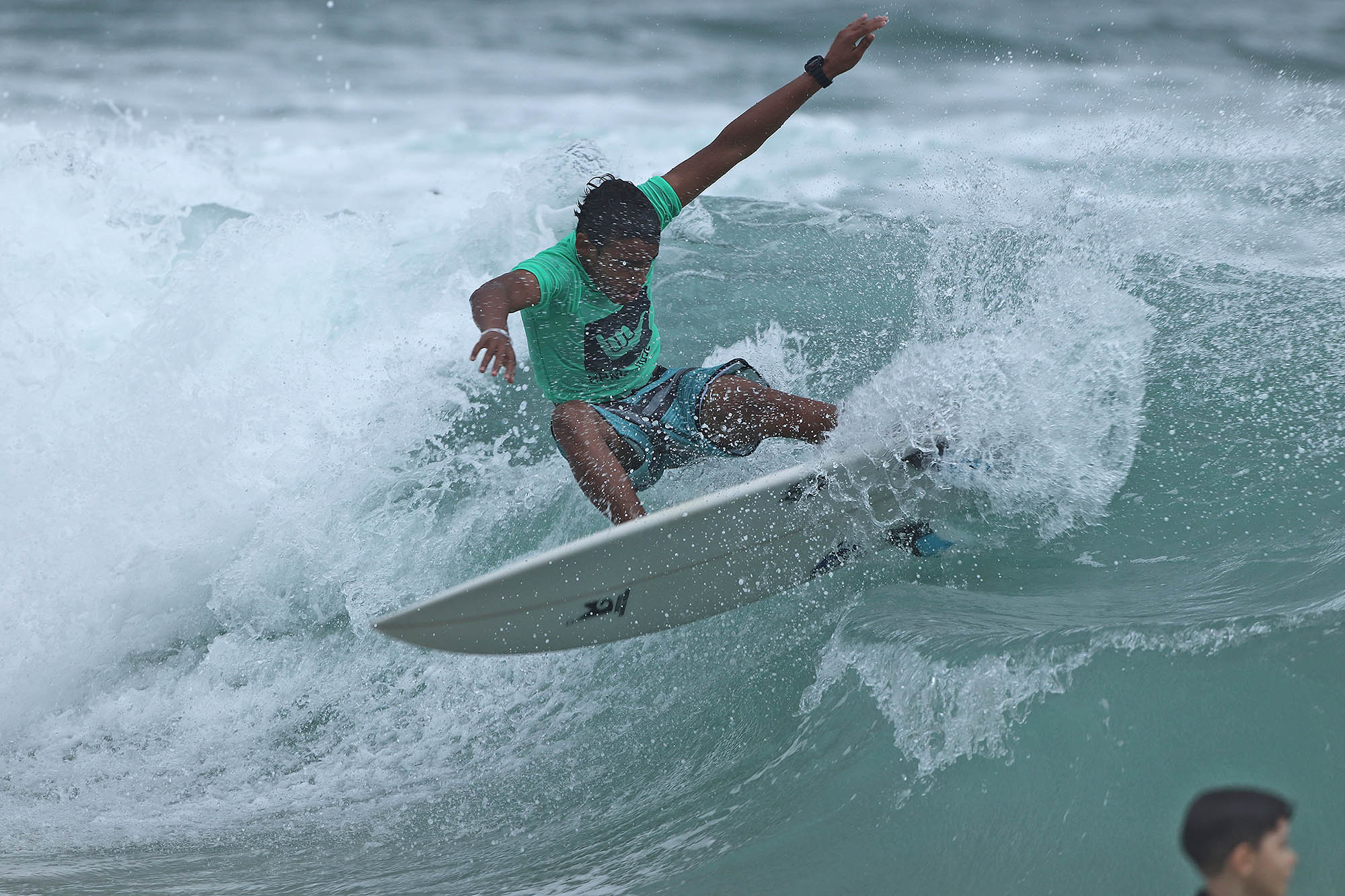 Chandler Ribeiro, no Hang Loose Surf Attack / Foto Munir El Hage
