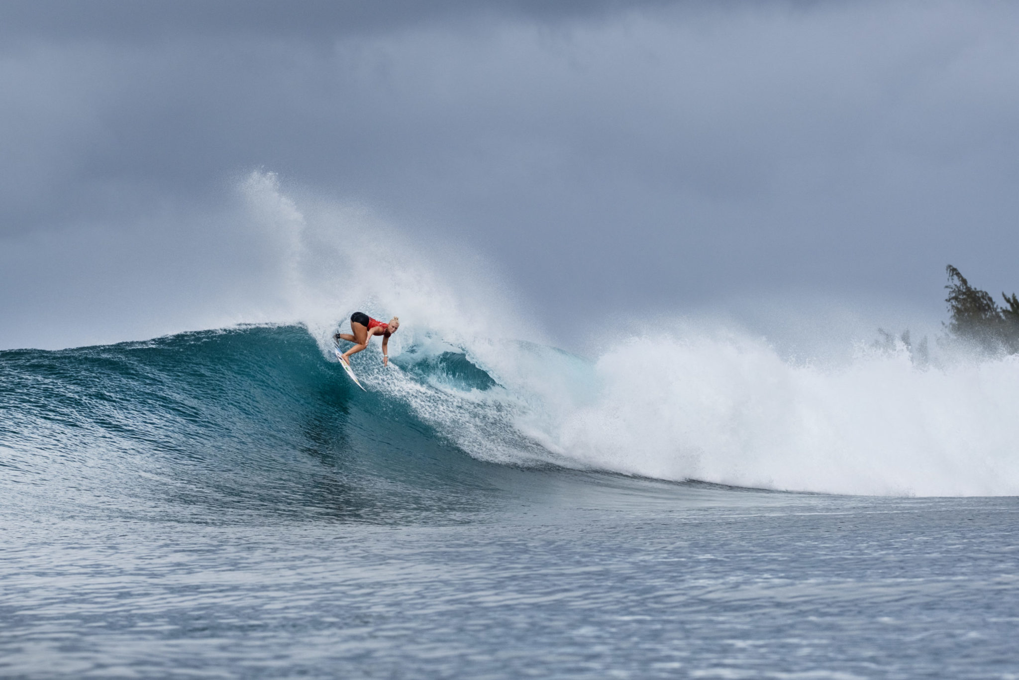 Tatiana Weston-Webb (Crédito: Keoki Saguibo / World Surf League via Getty Images)