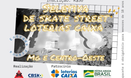 Seletiva de Skate Street abre inscrições para Minas Gerais, Centro-Oeste e Tocantins