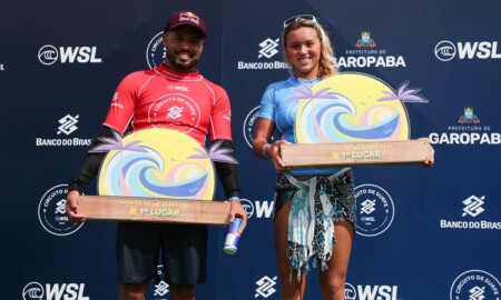 Adriano de Souza e Laura Raupp vencem o Circuito Banco do Brasil de Surfe em Garopaba