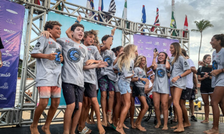 Seleção Paulista de Surf lidera o ranking do CBSurf Rip Curl Grom Search 2023