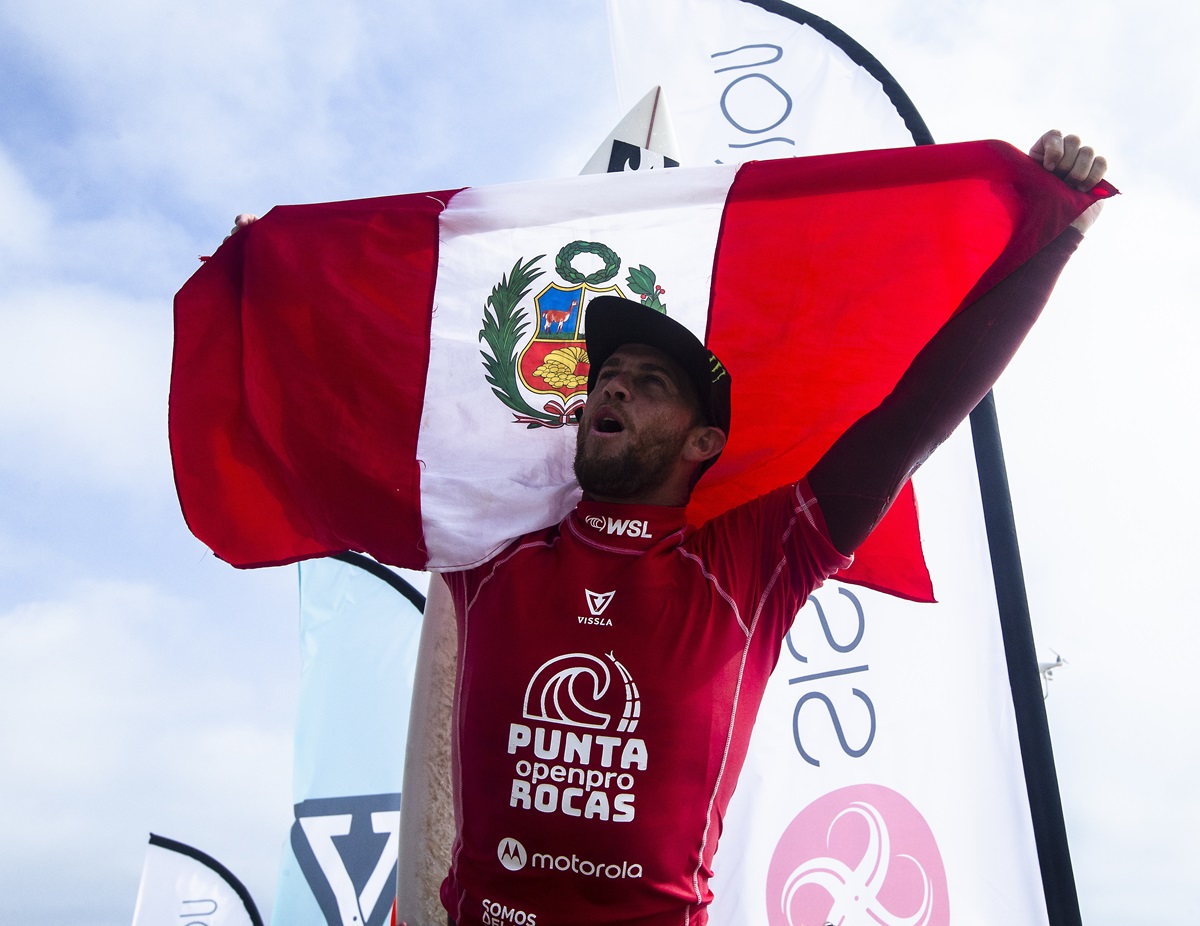 O peruano Miguel Tudela é o atual campeão sul-americano da WSL (Crédito da foto: Lorenzo Bazo)