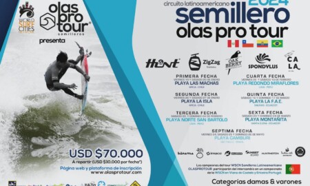 Vai começar a segunda edição do Circuito mais esperado da América Latina o Semillero Olas Pro Tour 2024
