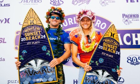 Australianos vencem o Hurley Pro Sunset Beach no Havaí